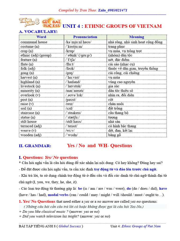 Bai tap unit 4 pdf