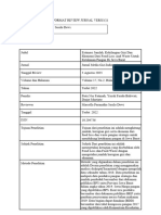 Format Template Penugasan Review Jurnal