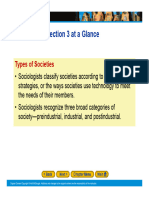Chapter 3 - Social Structure - Section 3 - Types of Societies