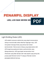 Penampil Disply LED, LCD, 7 Segmen