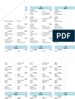 Fixture Categoria Menores 2022