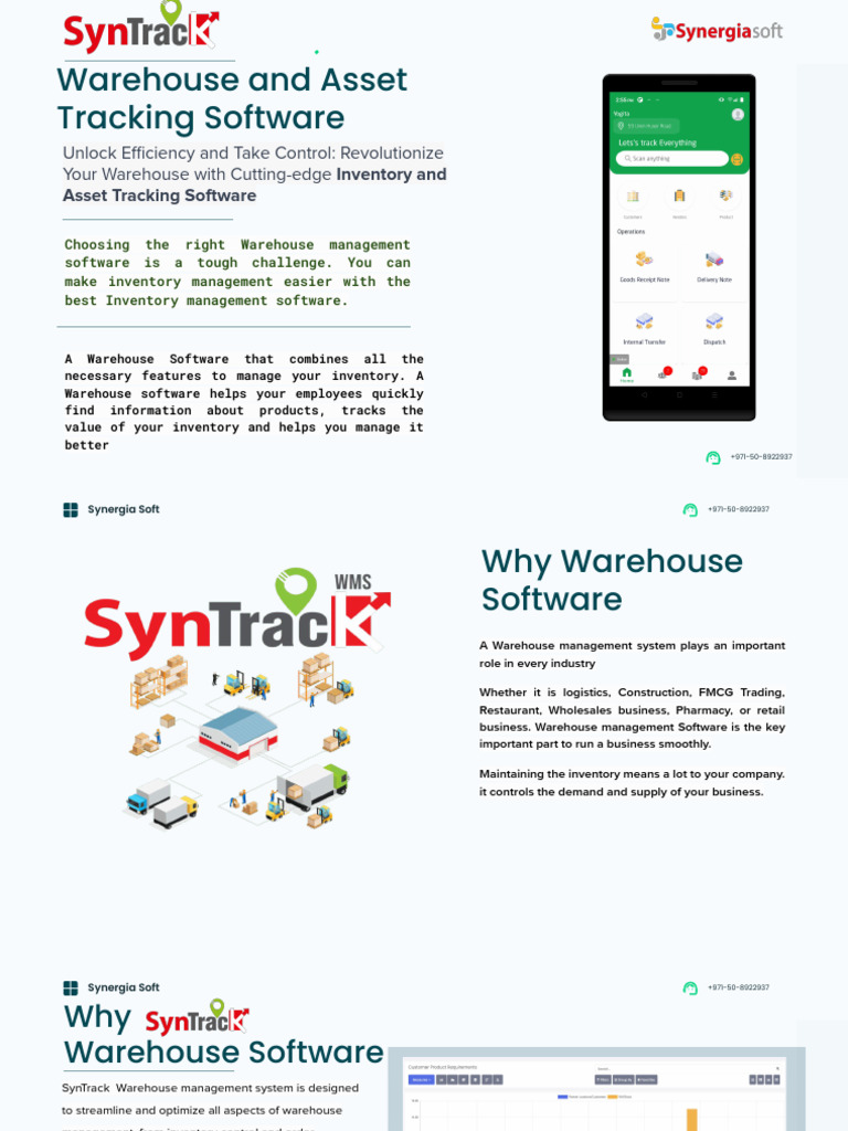 Optimize Your Warehouse with SynTrack | PDF | Warehouse | Inventory