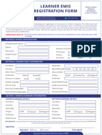 Learner EMIS Registration Form 2023