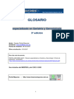 Glosario Geriatría