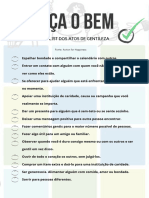 Checklist da Gentileza