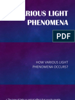 Variuos Light Phenomena