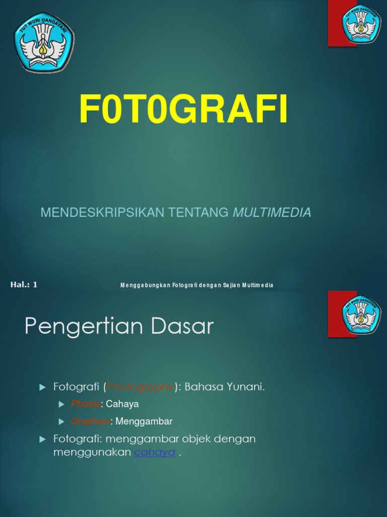Menggabungkan fotografi dengan sajian multimedia pdf