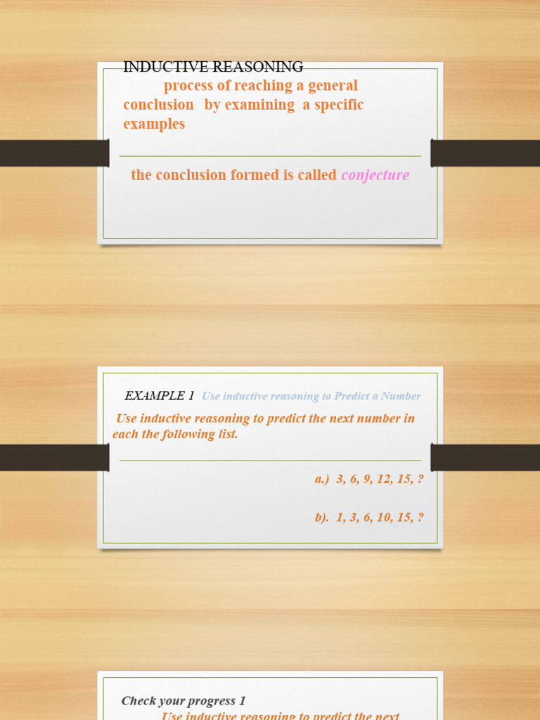 Inductive Reasoning | PDF | Tsunami | Inductive Reasoning
