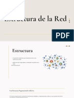 Estructura de La Red Agentes y Vínculos