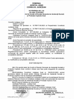 HCJA nr. 316 din 23.08.2023 privind aprobarea Statului de Funcții al DGASPC Arad