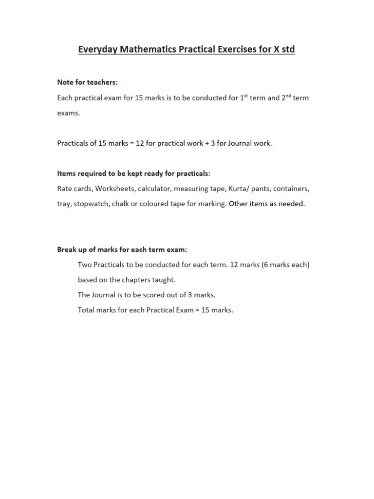 Everyday Mathema X | PDF