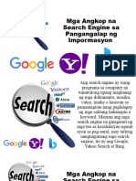 Mga Angkop Na Search Engine Sa Pangangalap NG