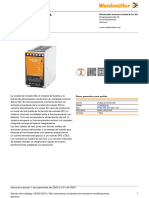 Hoja Técnica: CP DC UPS 24V 20A/10A