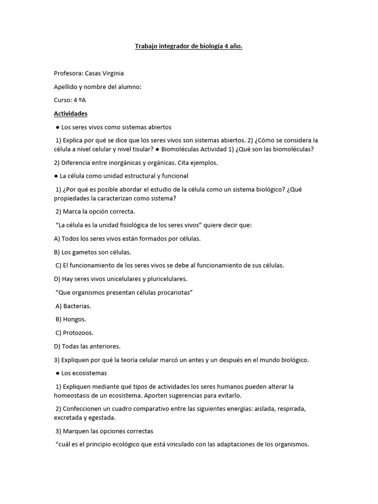 Libro BIOLOGIA 4a Edizione Volume Unico + Kit Scolastico Rebillo – Pratico Ed Elegante
