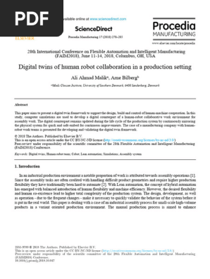 Robotics research paper