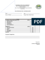 FSM02 Laboratory Rubrics