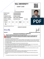 Admit Card