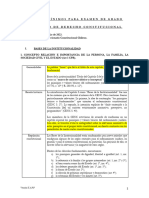 Apuntes Minimos Examen Constitucional (Prof. Aguero) (Version TAFF)