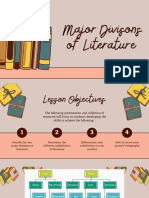 Major Divisions of Literature (GNED05 Week4)
