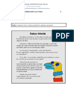 Prueba Comprension Lectora Segundo Básico