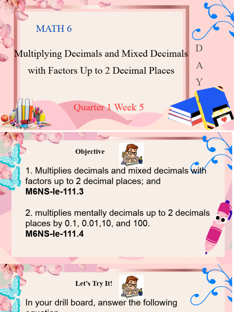 Multiplying Decimals: 2 Decimal Places | PDF | Language Arts ...