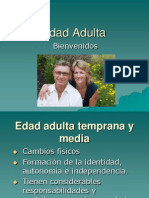 Edad Adulta Temprana y Media