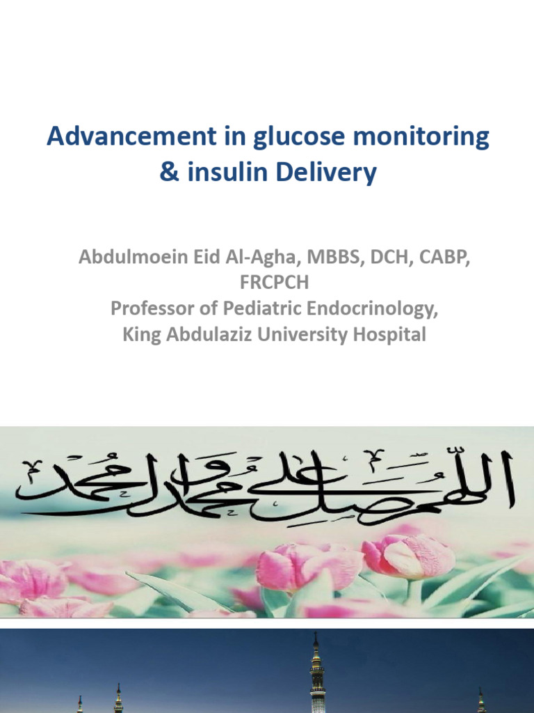 Advancement In Glucose Monitoring Insulin Delivery Pdf