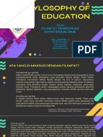 Presentasi Kelompok Ii - Philosophy of Education - Revisi