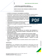 Lista de Documentos Exigidos Atividades Economicas LO Renovacao