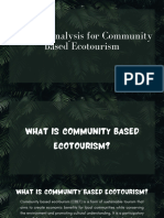 Analysis - Ecotourism