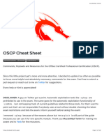 OSCP Cheat Sheet