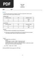 Computer Organization Exercise Answerb