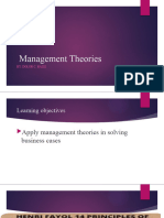 Management Theories