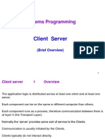 Client Server - Brief Overview