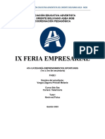 Fase - 1 - Feria Empresarial Princell Melanie