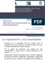 Unidad 1. Organizaciones de Mantenimiento, 2022