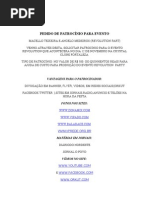 Modelo de Carta de Pedido de Apoio