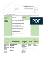 Evaluación Diagnóstica 2021-2022