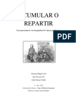 Acumular o Repartir Treball Temes Història Econòmica 2020-21