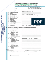 Formulir Pendaftaran Murid Baru