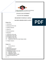 Lupane State University Masters Dissertation Guide