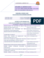 Calendario Académico 2023 Unitepc Interno