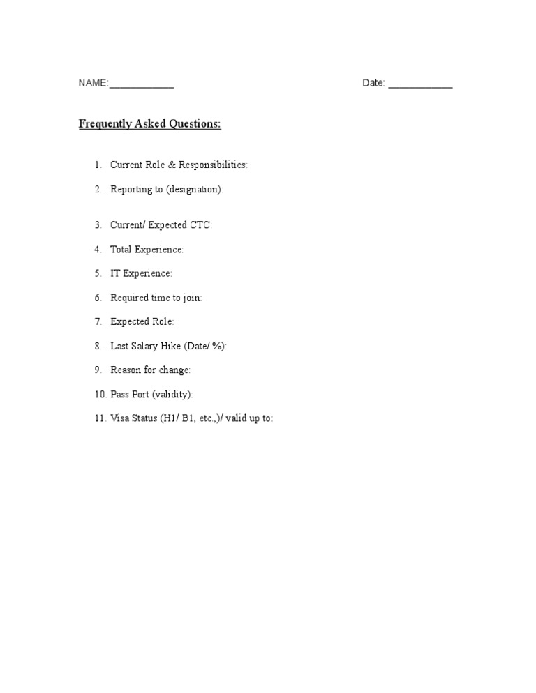 Frequently Asked Questions | PDF