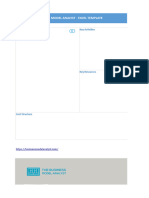 Copie de Business Model Canvas - Excel Spreadsheet Template