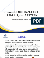 M03-1 Teknik Penulisan Judul Penulis Abstrak