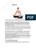 Yoga y Meditación