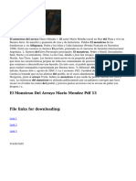 El Monstruo Del Arroyo Mario Mendez PDF 13