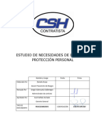 CSH-PA-APR-007 - Estudio de Necesidades EPP v.00