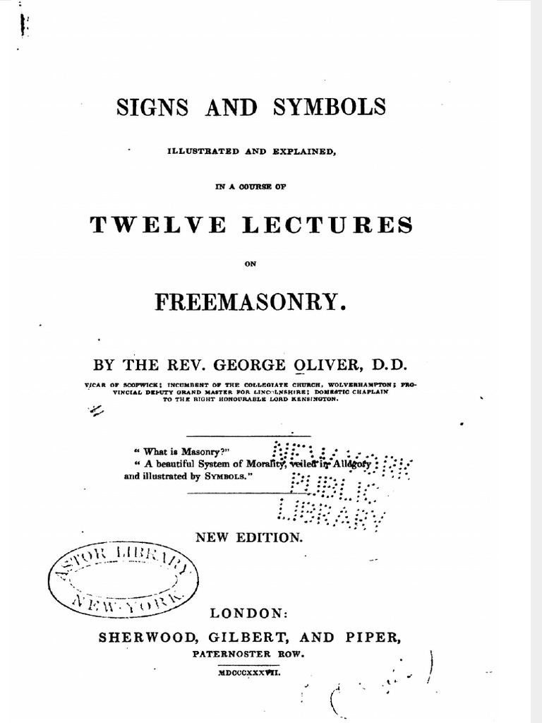 Dokumen Tips Signs and Symbols in Twelve Lectures On Freemasonry G