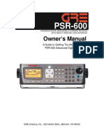 PSR-600 Manual